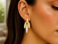 14K Yellow Gold La Grand Dame Earrings