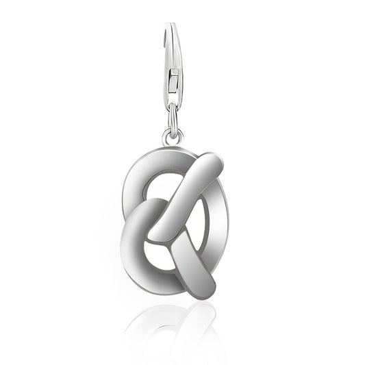 Sterling Silver Pretzel Charm