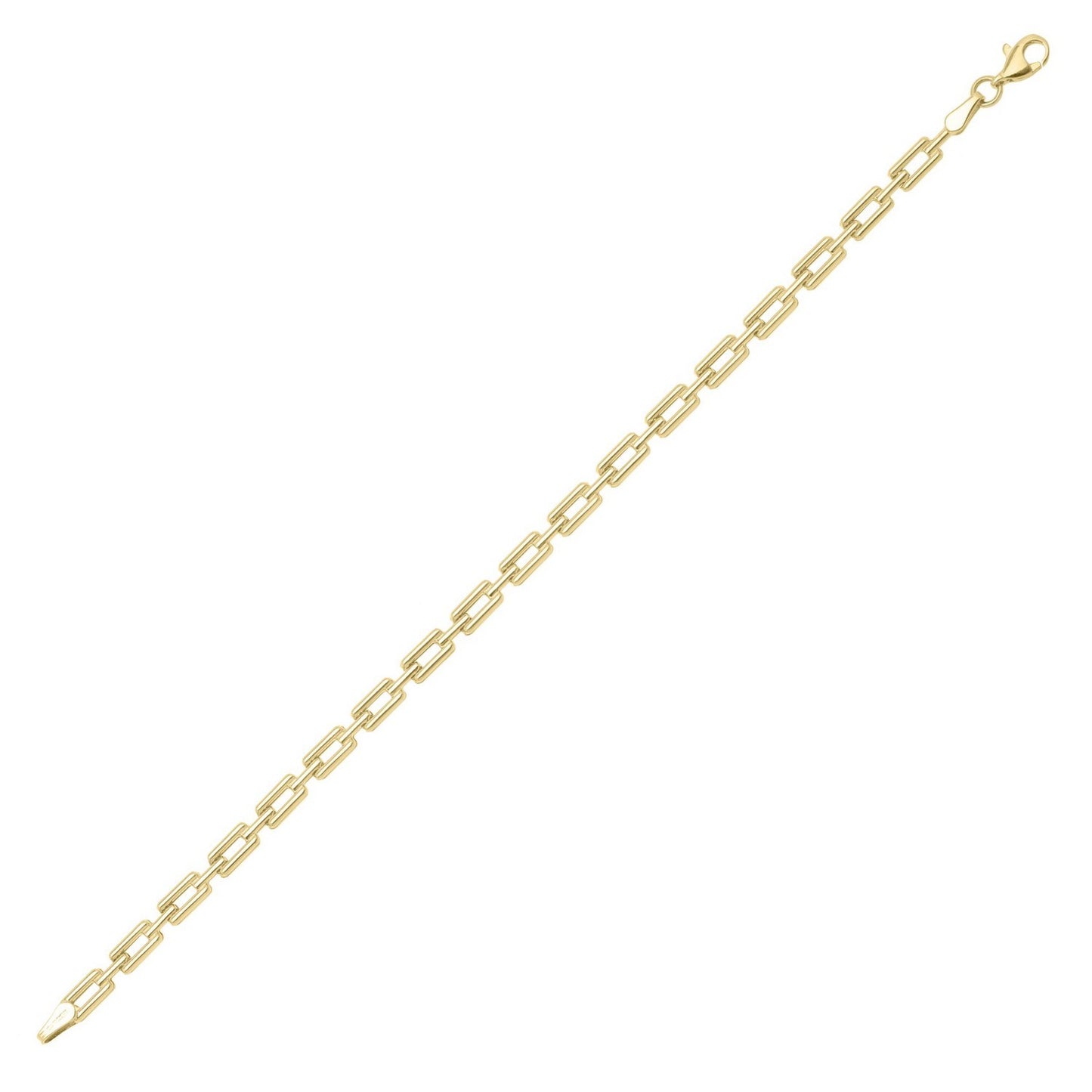10K Yellow Gold Deco Link Bracelet