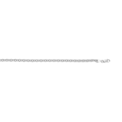 Sterling Silver Rhodium Plated Rolo Chain (4.70 mm)