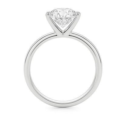 5 Carat Princess Lab Grown IGI G/VS1 Diamond Solitaire Ring in 10K White Gold