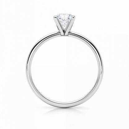 1 1/2 Carat Radiant Lab Grown IGI G/VS1 Diamond Solitaire Ring in 10K White Gold
