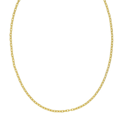 Sterling Silver Gold Plated French Cable Chain (2.80 mm)