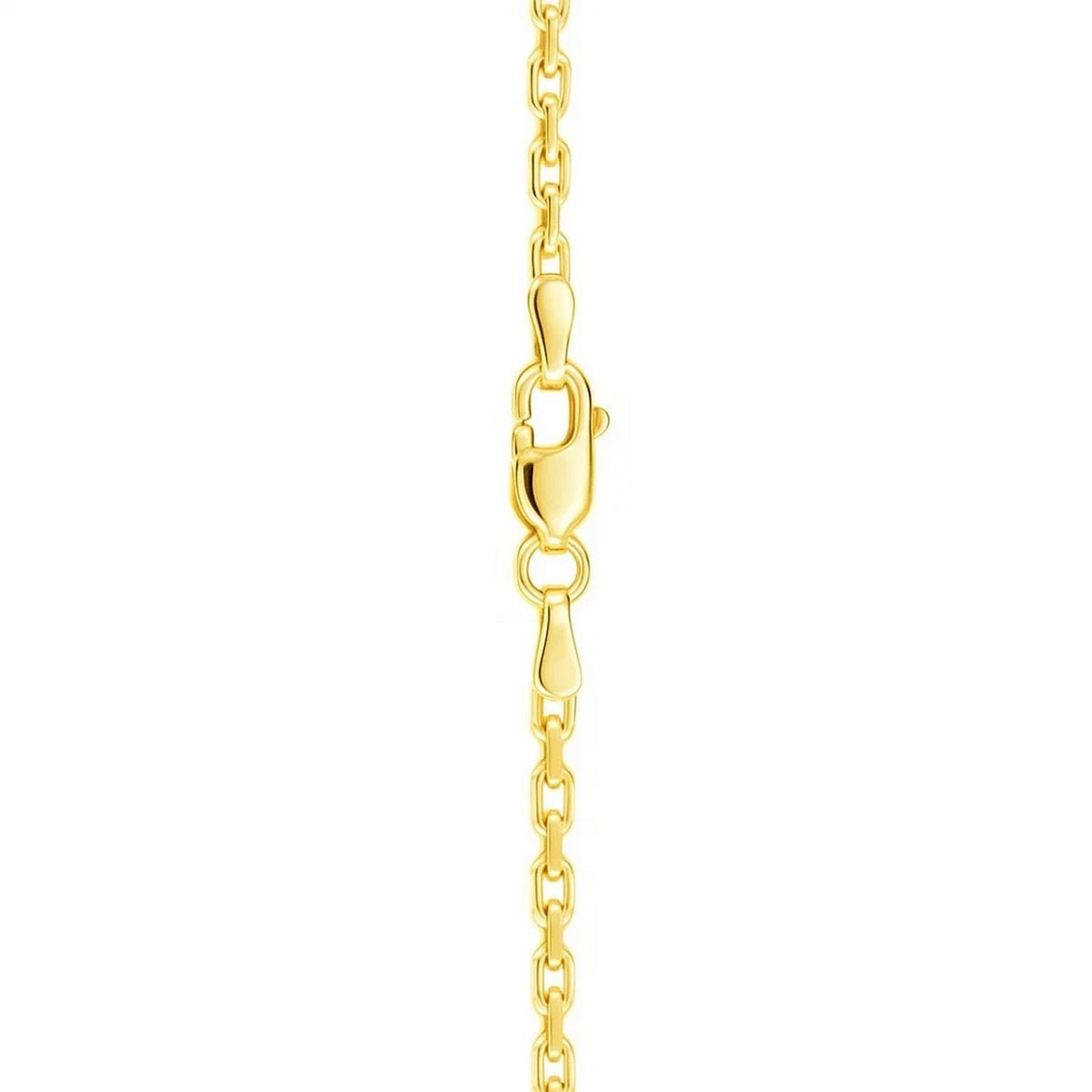 Sterling Silver Gold Plated French Cable Chain (2.80 mm)