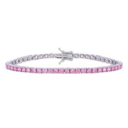 Sterling Silver White CZ Tennis Bracelet (3.30 mm)