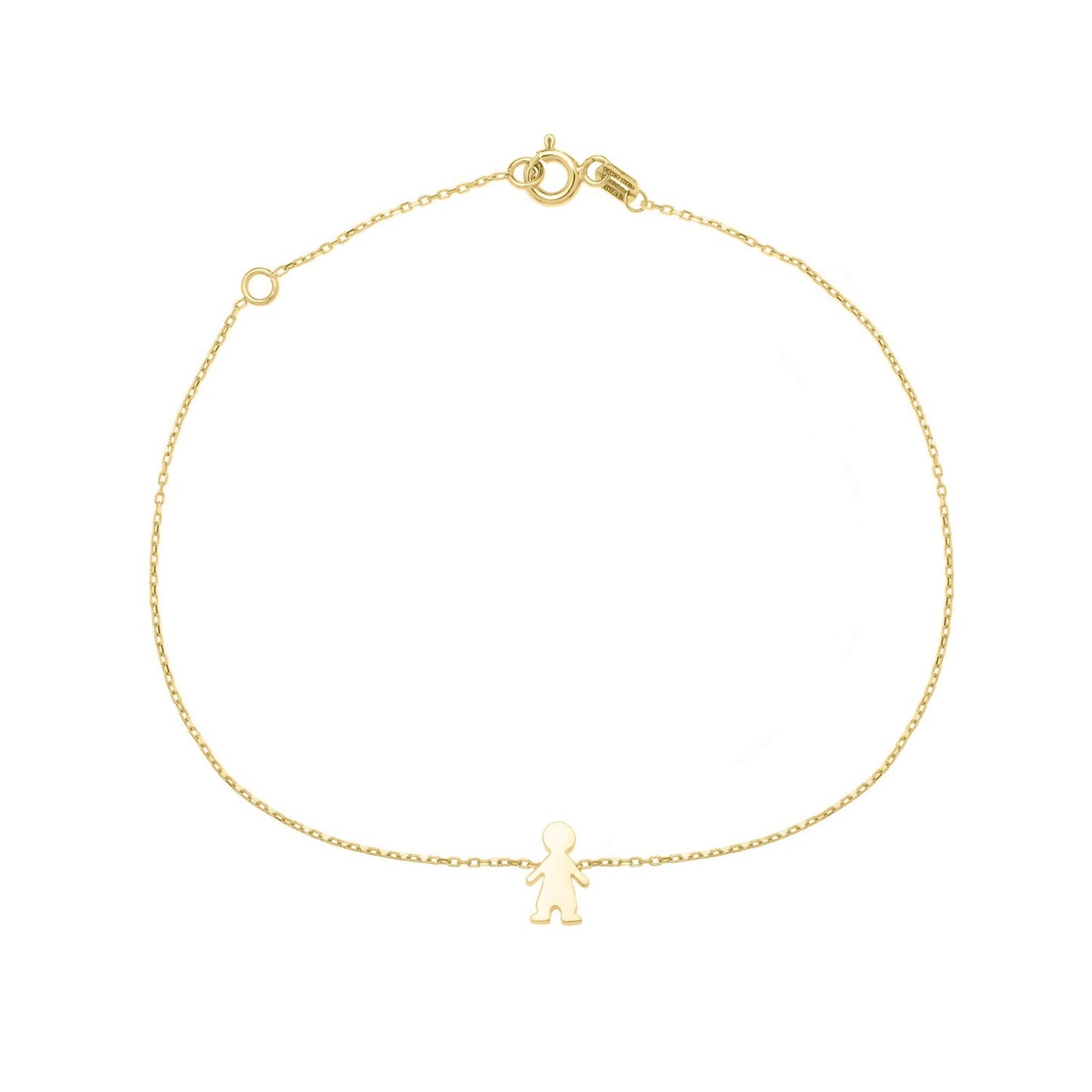 14K Yellow Gold Boy Bracelet
