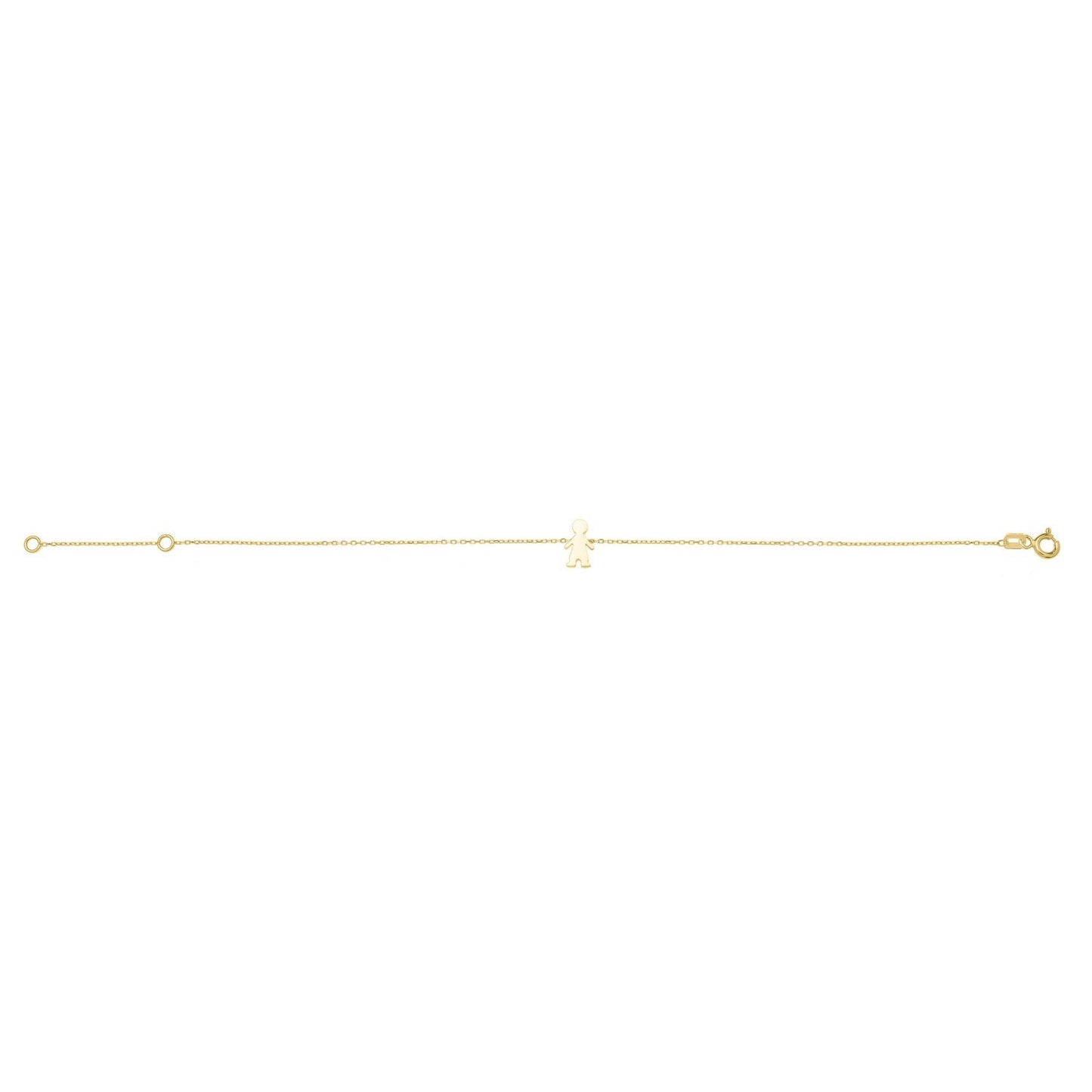 14K Yellow Gold Boy Bracelet