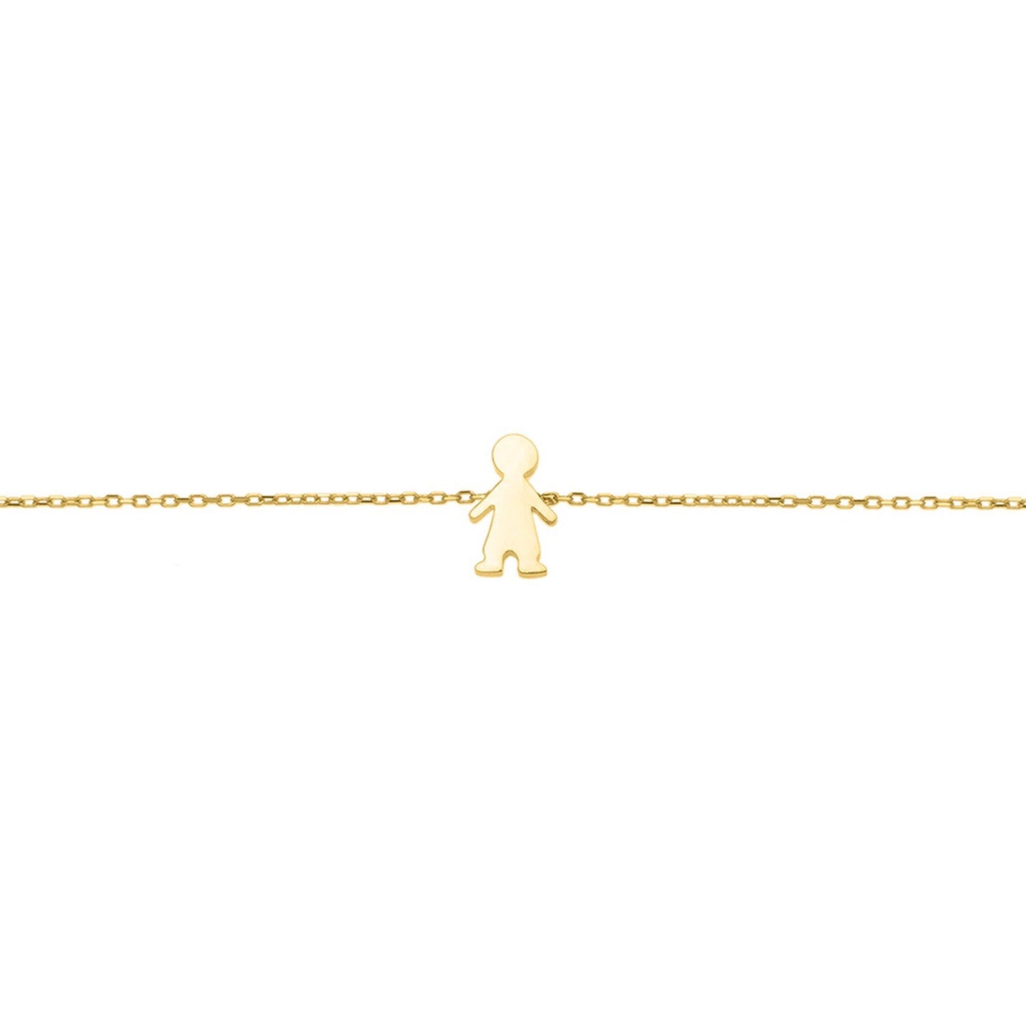 14K Yellow Gold Boy Bracelet