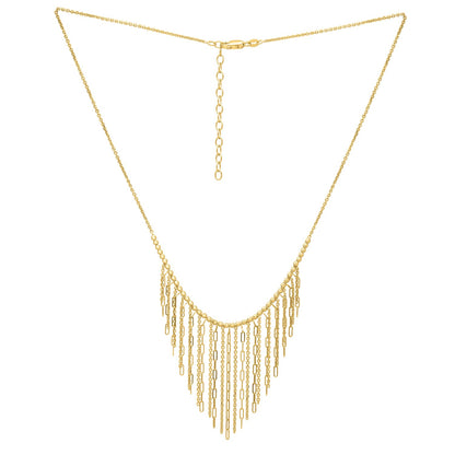 Fringe Necklace in 14K Yellow Gold