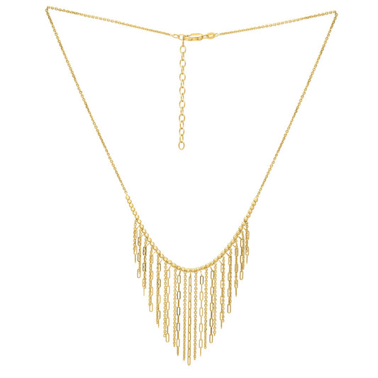 Fringe Necklace in 14K Yellow Gold