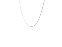 14k White Gold Cable Link Chain (0.50 mm)