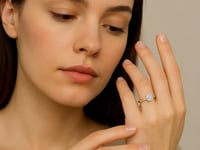 3/4 Carat Round Lab Grown IGI G/VS1 Diamond Solitaire Ring in 14K Yellow Gold