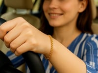 10k Yellow Gold Solid Diamond Cut Rope Bracelet (3.50 mm)