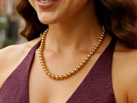 14k Yellow Gold Bead Chain (8mm)