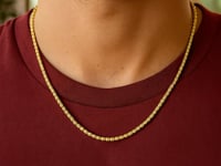 Barrel Chain in 14k Yellow Gold (2.7 mm)