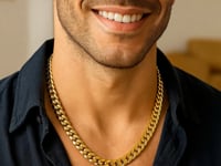 14k Yellow Gold Classic Miami Cuban Solid Chain (10.10 mm)