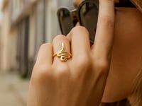 Snake Ring in 14K Yellow Gold (2.00 mm)